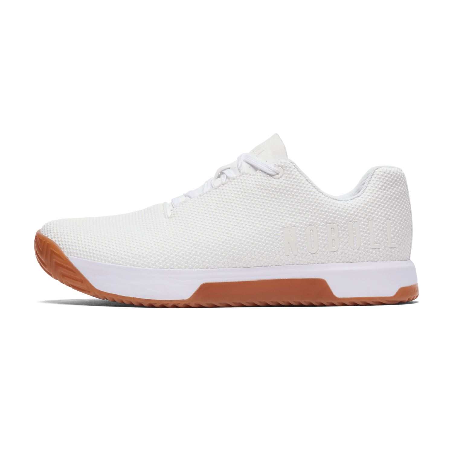 Women's White Gum Outwork Edge (Impact) Shoes Side Angle