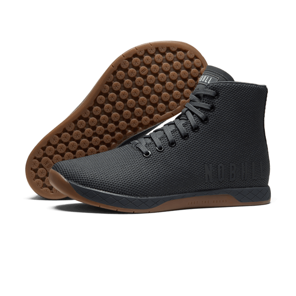 Iron Outwork High-Top Shoes Angled.