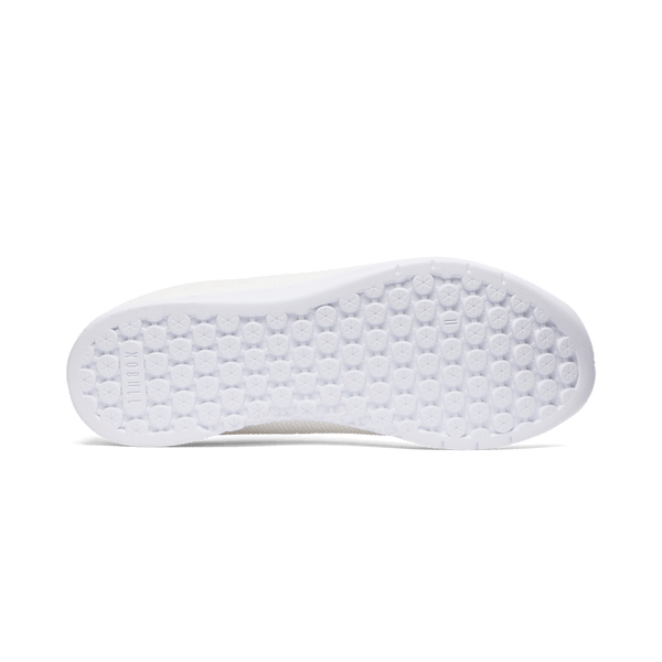 Women's White Outwork Shoes Bottom Angle