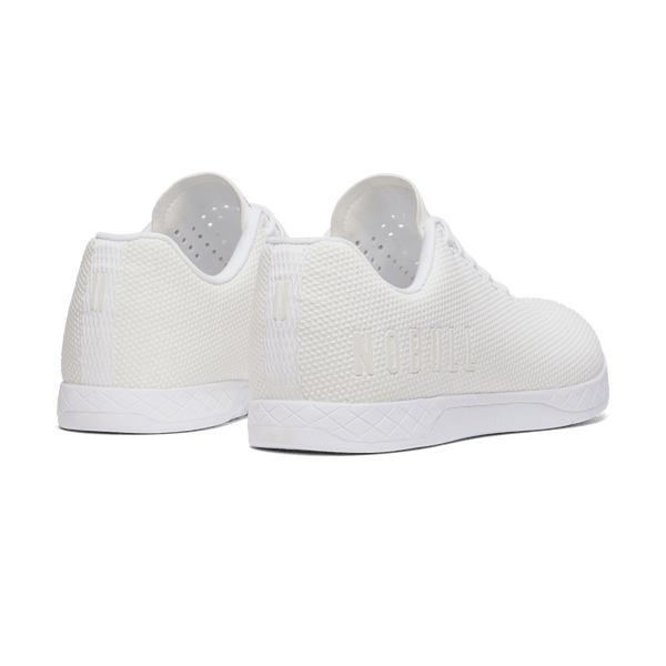 Women's White Outwork Shoes Back Side Angle