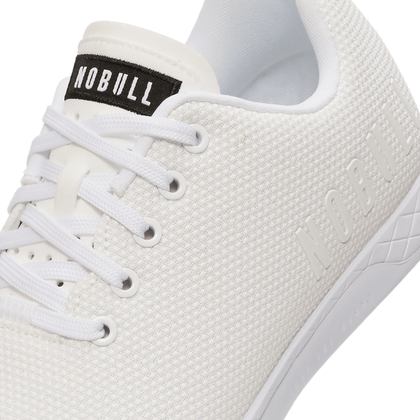 Women's White Outwork Shoes Material Angle