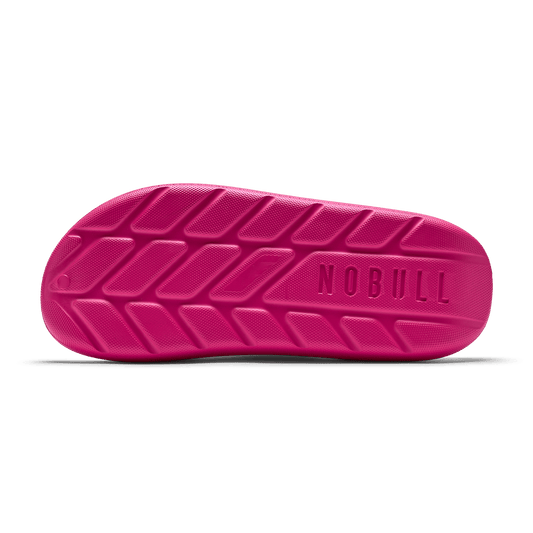 Women's Signal Pink Recharge Slide Bottom Angle.