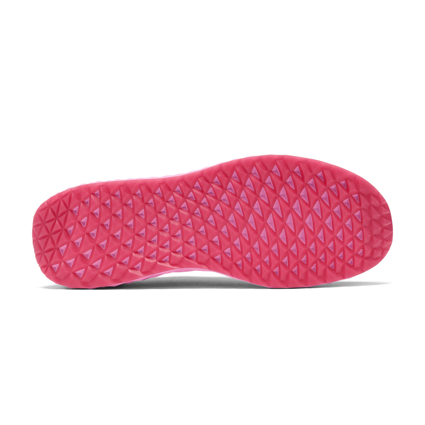 Fuchsia Allday Knit Shoes Bottom Angle.
