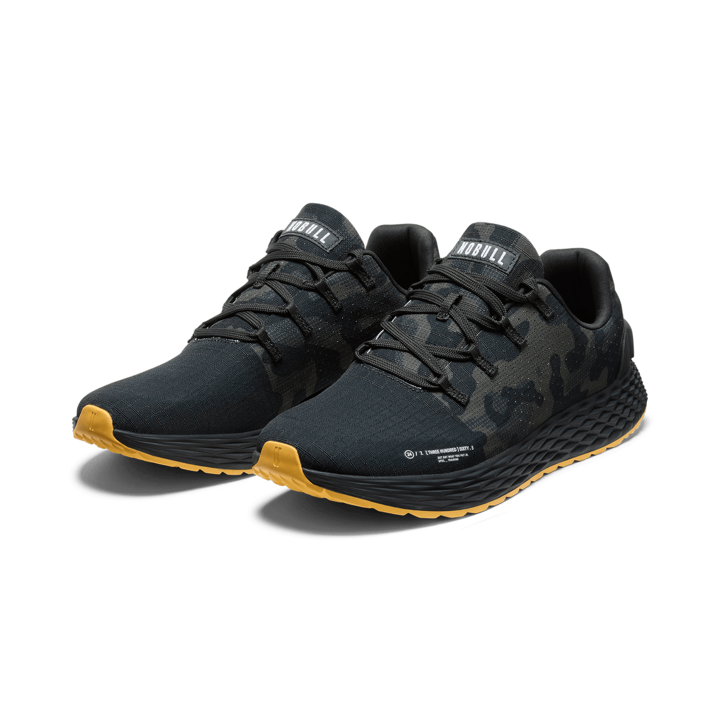 Carbon Camo Allday Ripstop Shoes Front Side Angle.