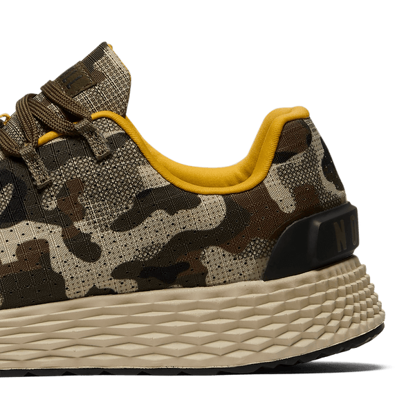 Beige Camo Allday Ripstop Shoes Detail Angle.