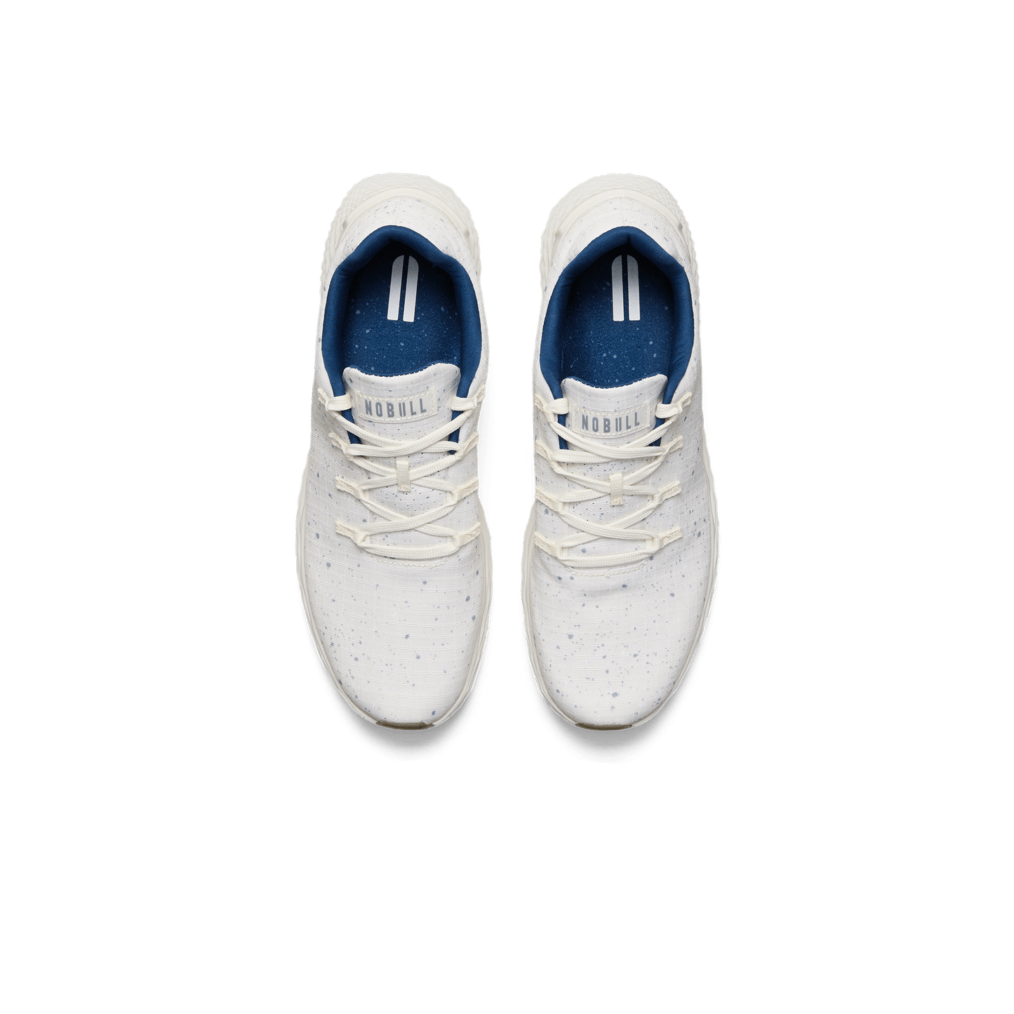 Shell White Speckle Allday Ripstop Shoes Above Angle.