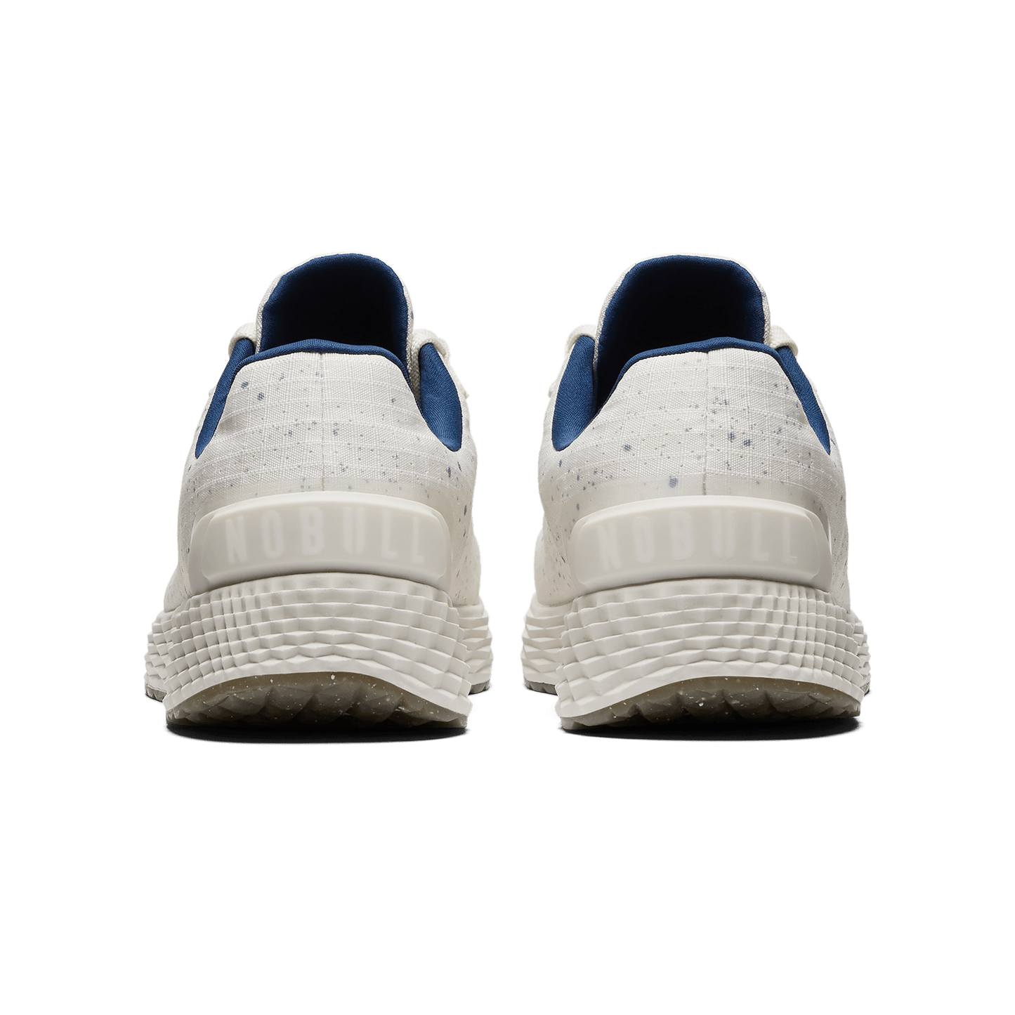 Shell White Speckle Allday Ripstop Shoes Back Angle.