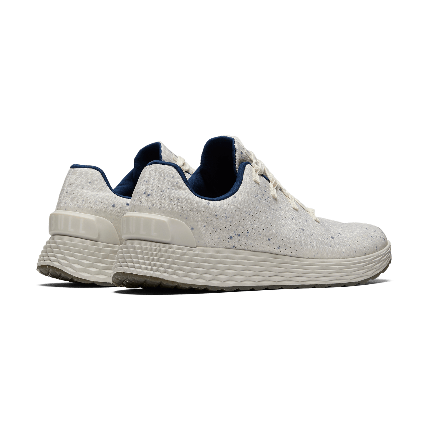 Shell White Speckle Allday Ripstop Shoes Back Side Angle.