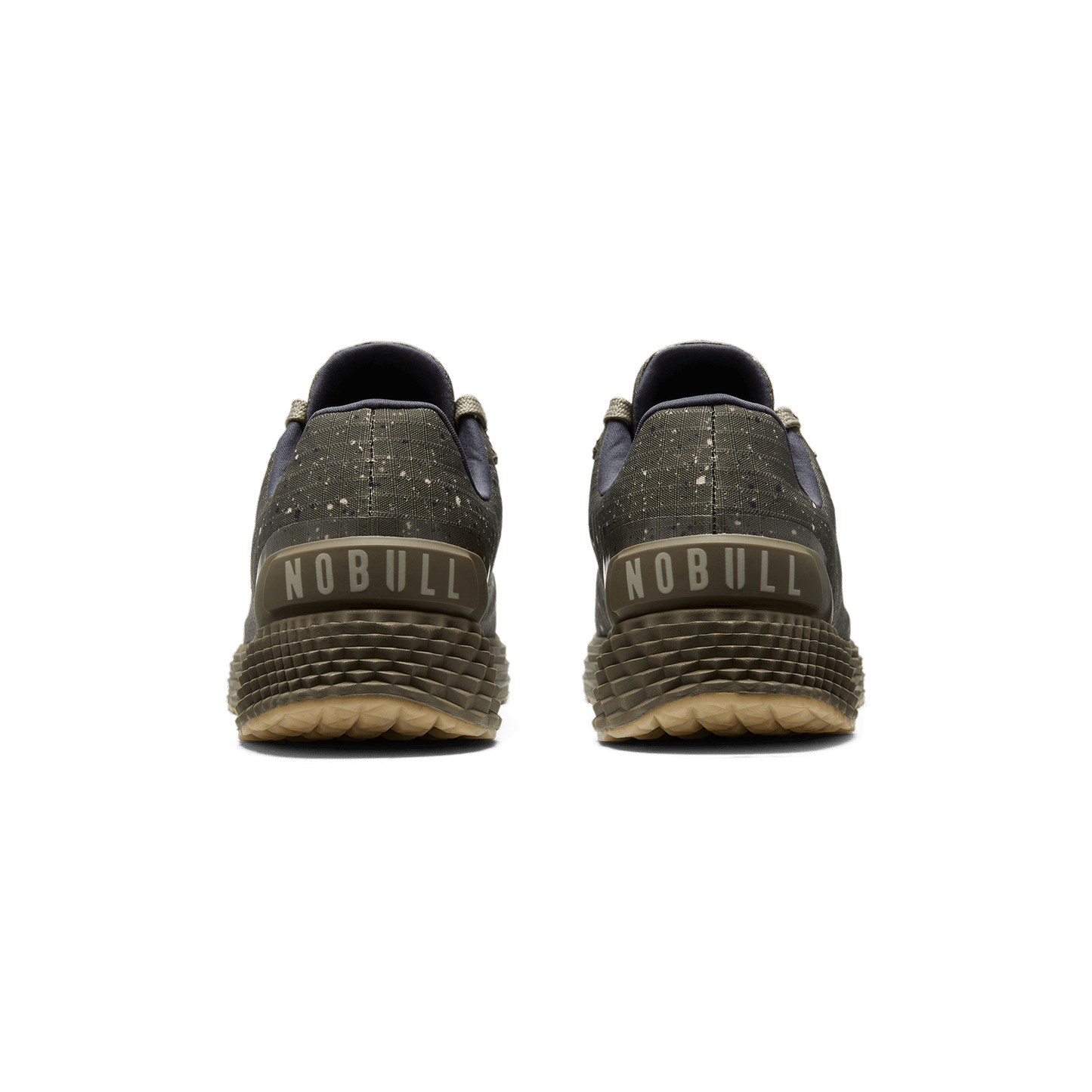 Taupe Speckle Allday Ripstop Shoes Back Angle.