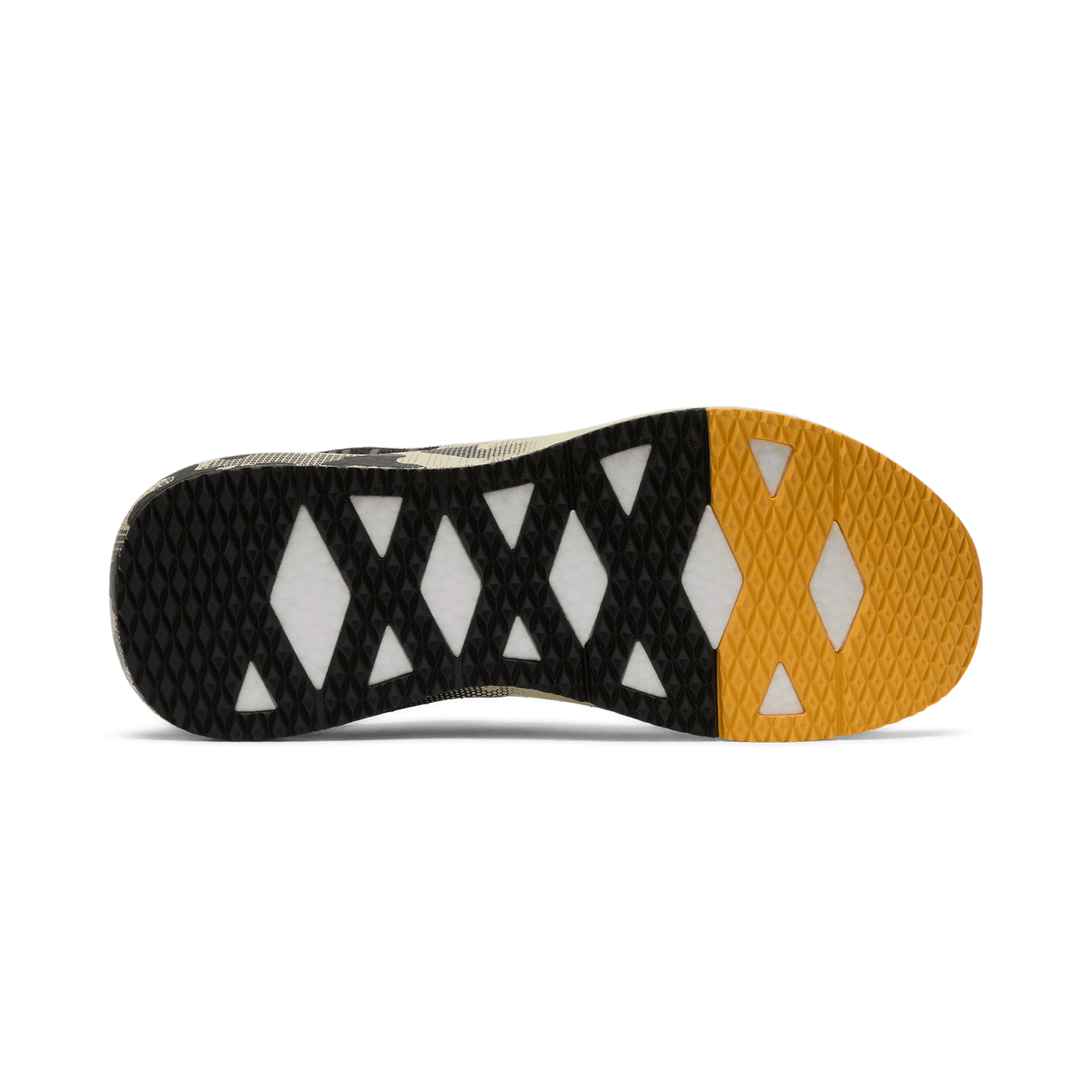 Beige Camo Drive Mesh Shoes Bottom Angle.