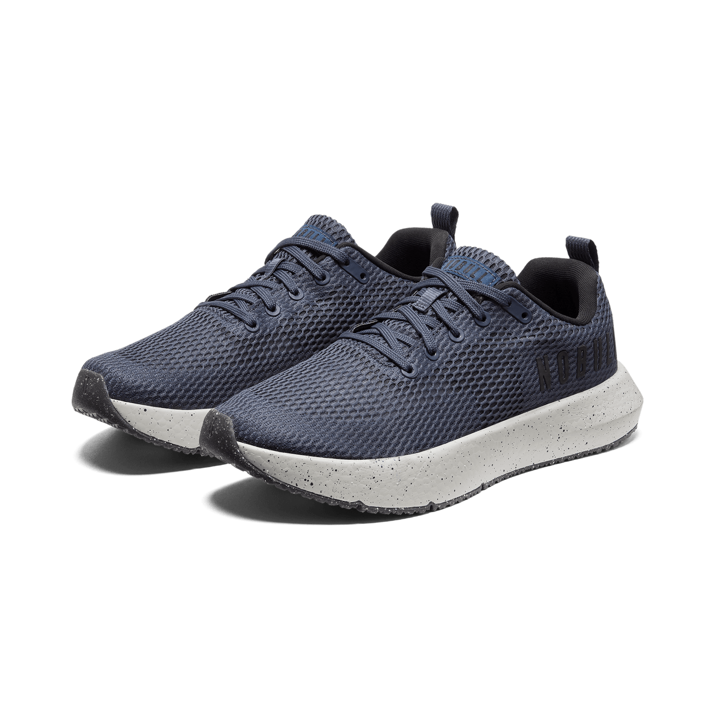 Nightfall Speckle Drive Mesh Shoes Front Side Angle.