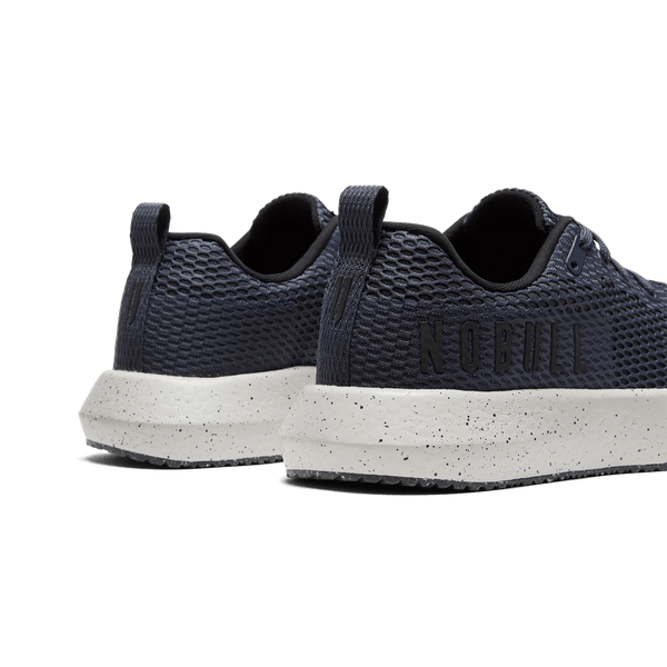 Nightfall Speckle Drive Mesh Shoes Back Side Angle.