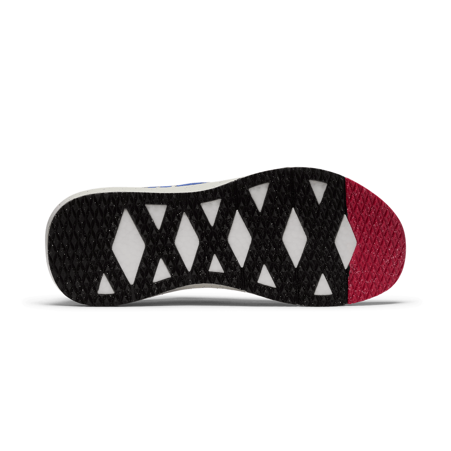 Cobalt Speckle Drive Mesh Shoes Bottom Angle.