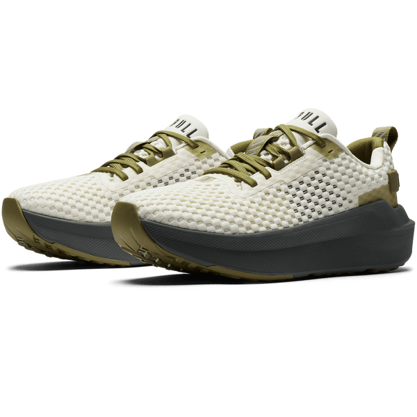 Mineral White Gunmetal Journey 2 Shoe Front Side Angle.