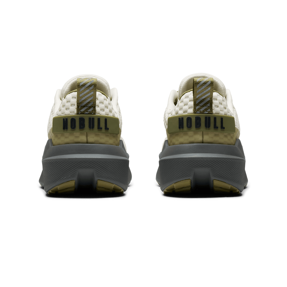 Mineral White Gunmetal Journey 2 Shoe Back Side Angle.