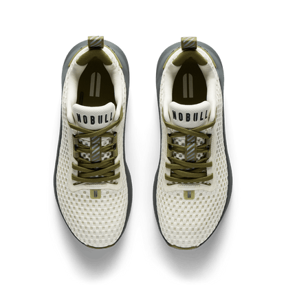 Mineral White Gunmetal Journey 2 Shoe Overhead Angle.