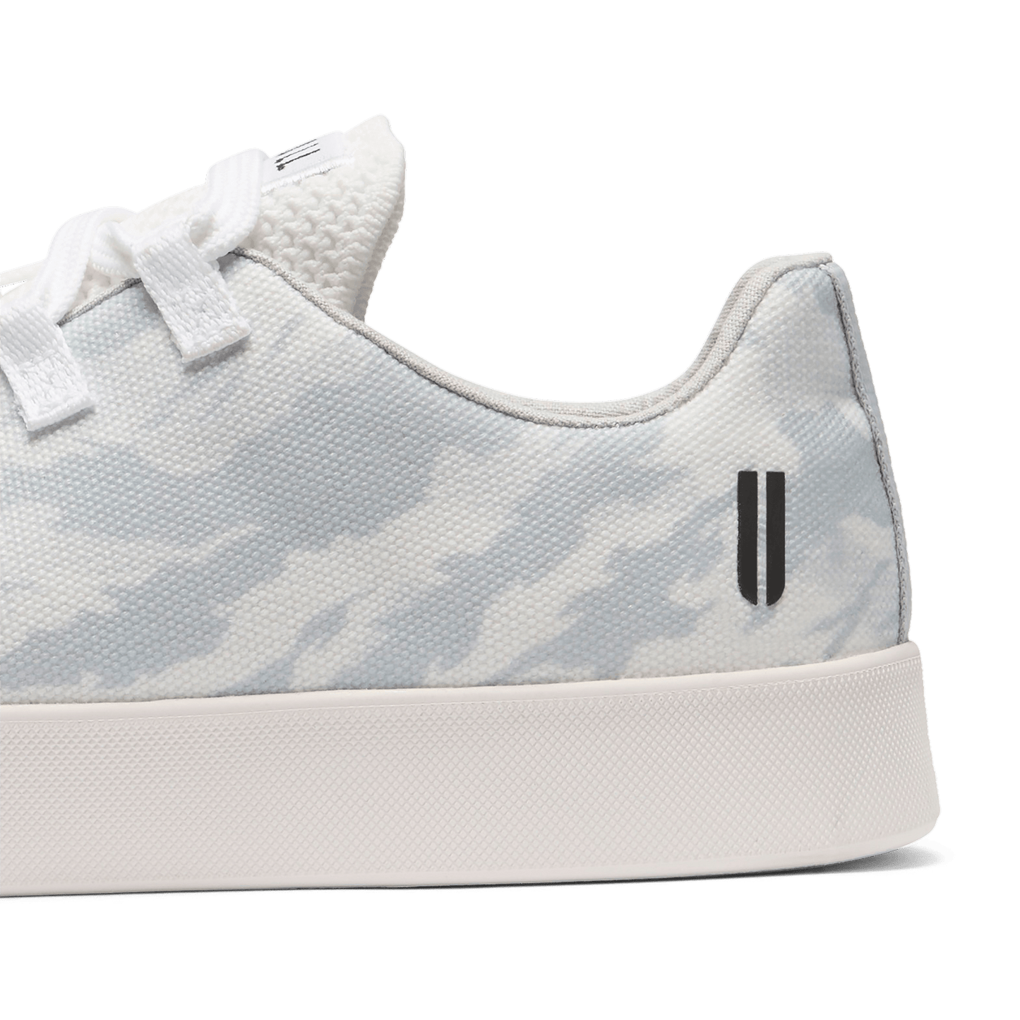 Light Grey Camo Recs Canvas Shoes  Detail Angle.