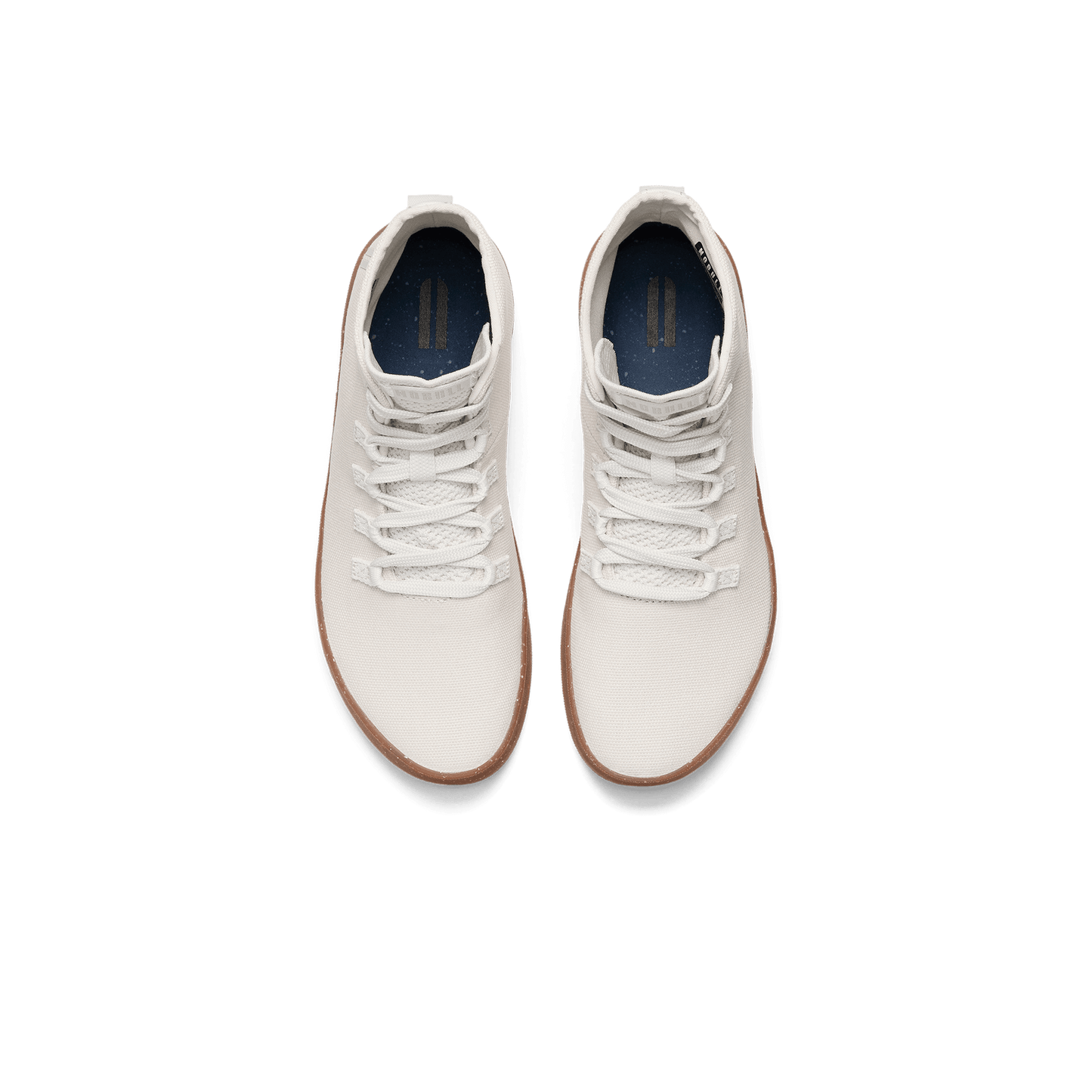 Pebble Recs Canvas High-Top Above Angle.