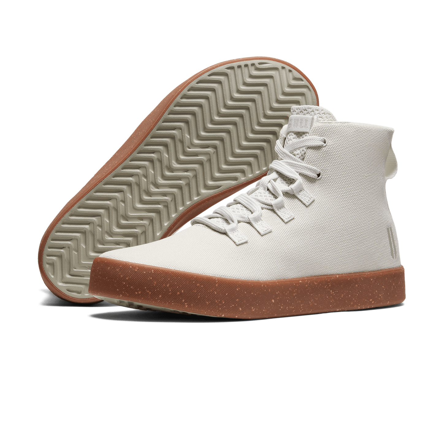 Pebble Recs Canvas High-Top Angled.
