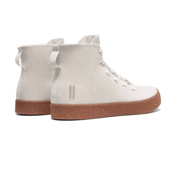 Pebble Recs Canvas High-Top Back Side Angle.