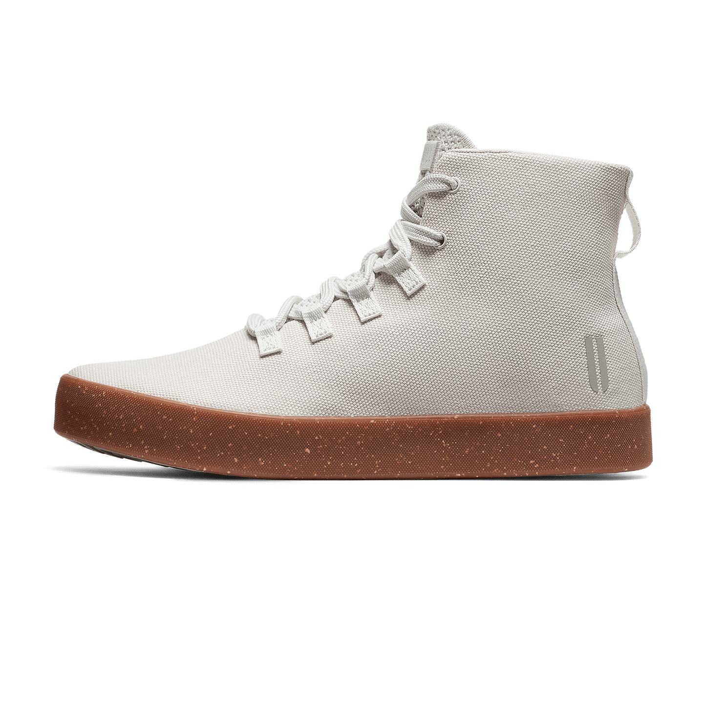 Pebble Recs Canvas High-Top Side Angle.