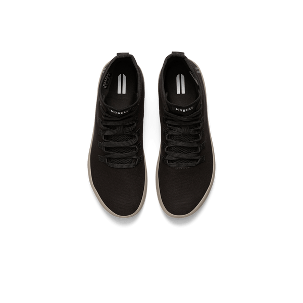 Black Recs Canvas High-Top Above Angle.