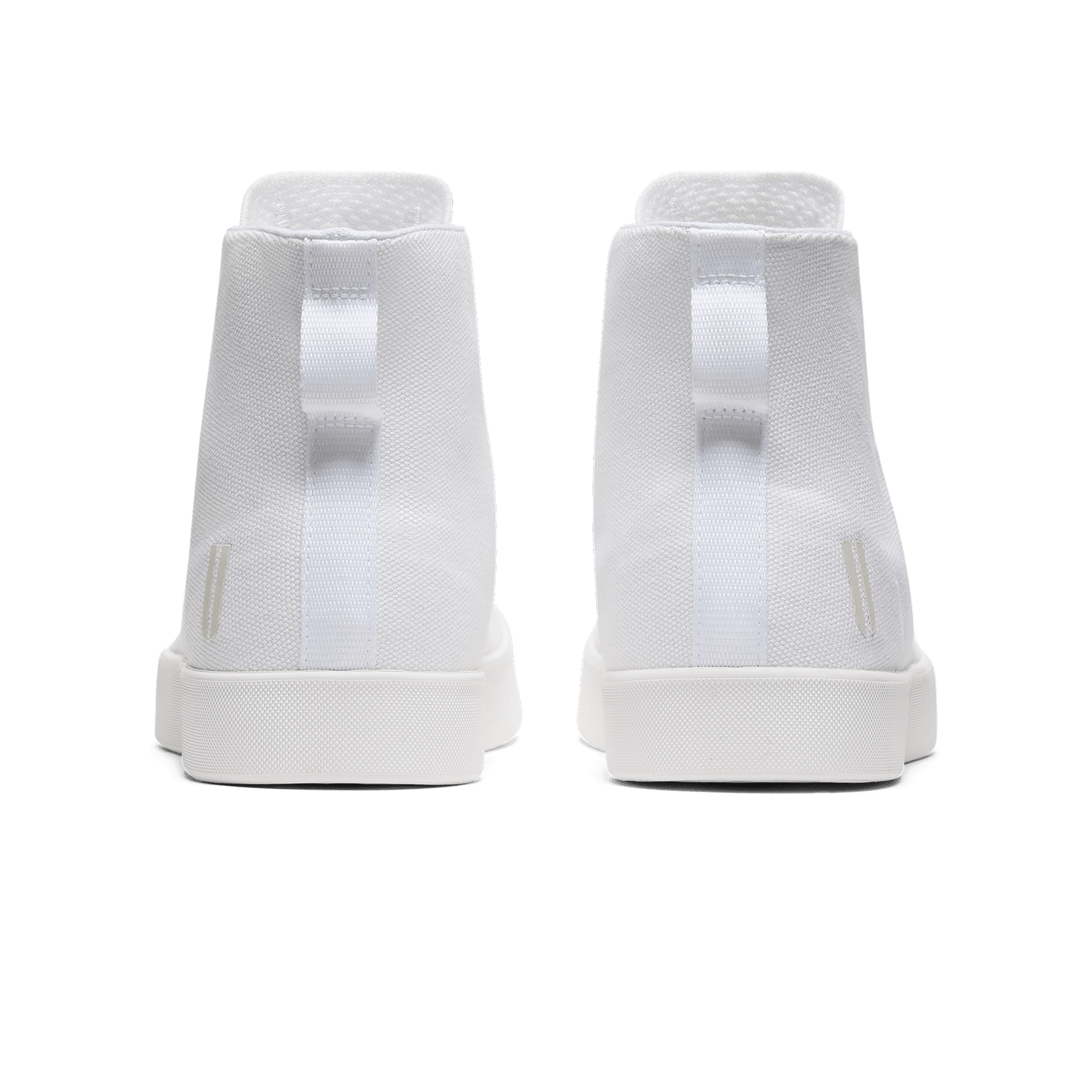 White Recs Canvas High-Top Back Angle.