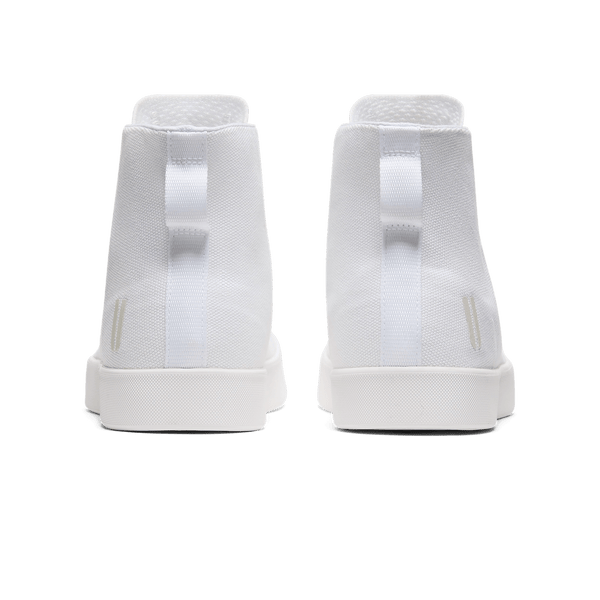 White Recs Canvas High-Top Back Angle.