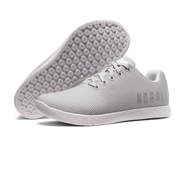 Light Grey Outwork Shoes Angled.