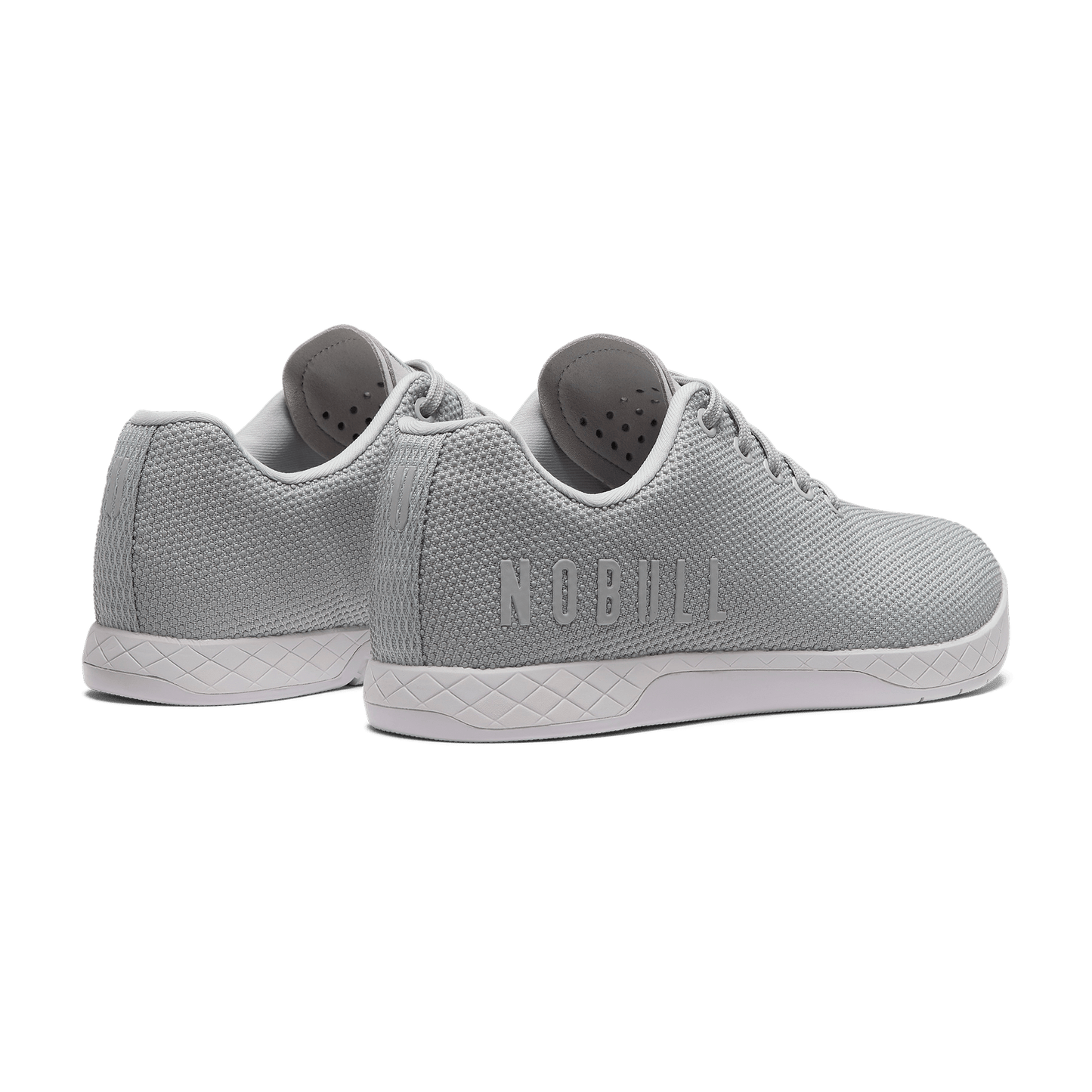 Light Grey Outwork Shoes Back Side Angle.