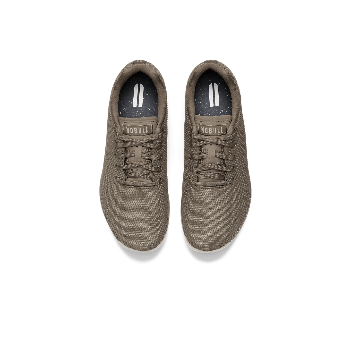 Taupe Speckle Outwork Shoes Above Angle.