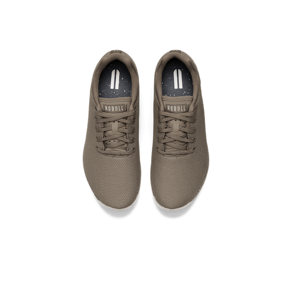 Taupe Speckle Outwork Shoes Above Angle.