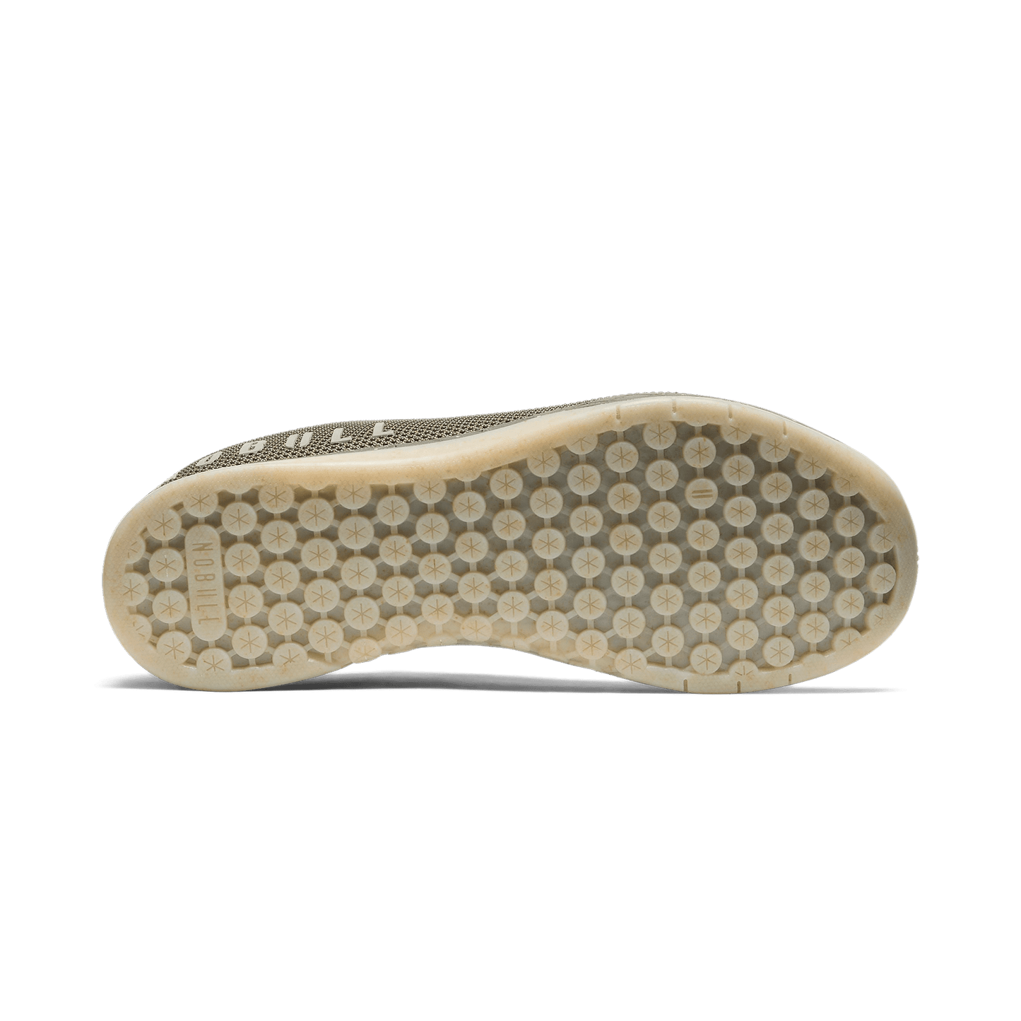 Taupe Speckle Outwork Shoes Bottom Angle.