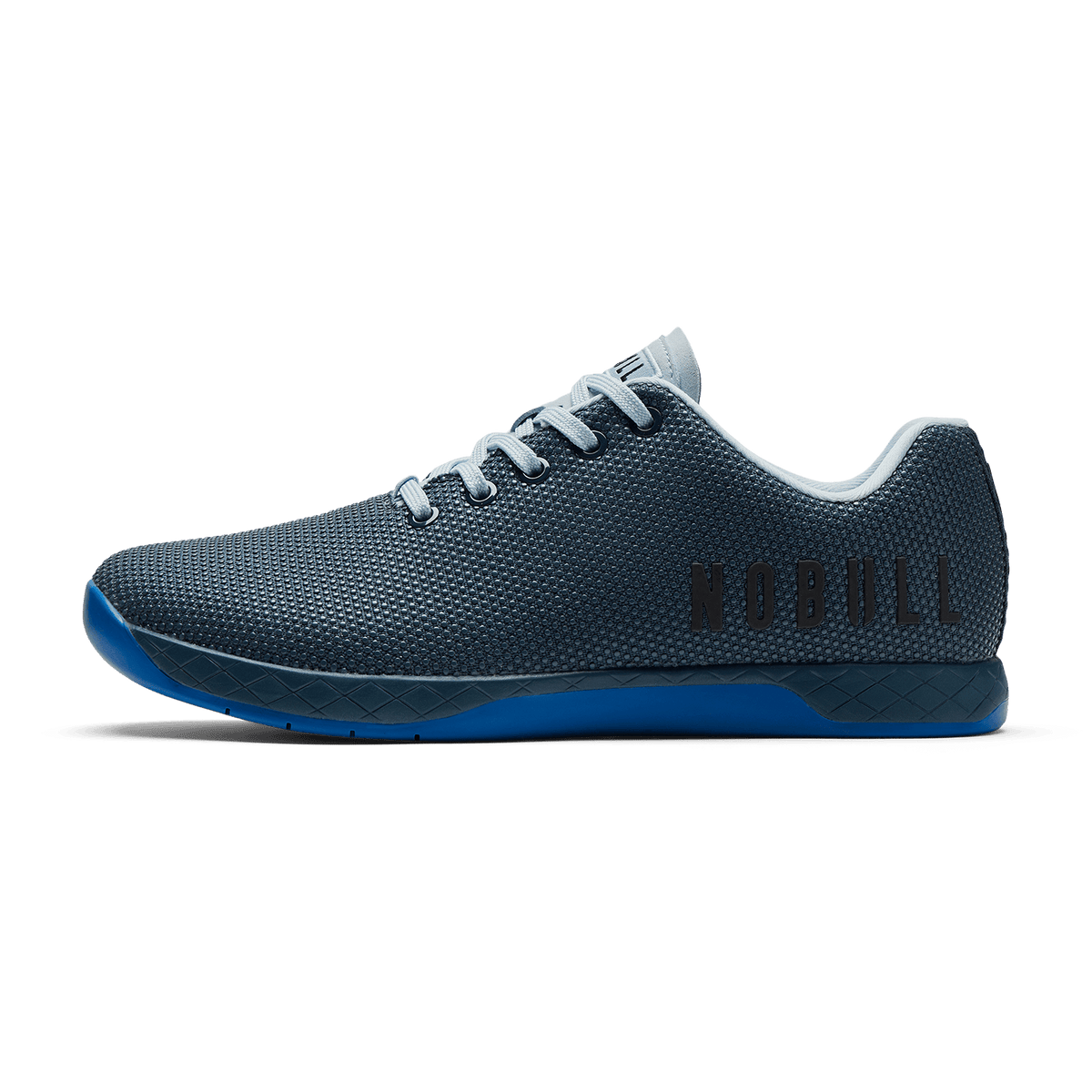 Midnight Electric Blue Outwork Shoe Side Angle.