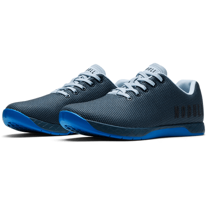 Midnight Electric Blue Outwork Shoe Front Side Angle.