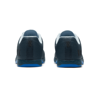 Midnight Electric Blue Outwork Shoe Back Angle.