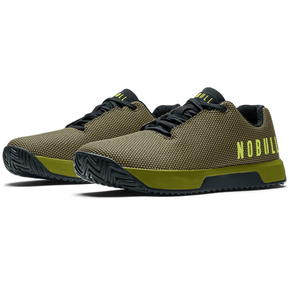 Tactical Green Jet Black Outwork Edge Shoe Front Side Angle.