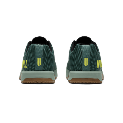 Pineneedle Gum Outwork Edge Shoe Back Angle.