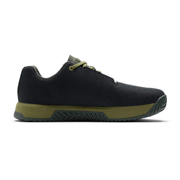 Jet Black Olive Drab Dark Army Outwork Edge Shoe Medial Side Angle.
