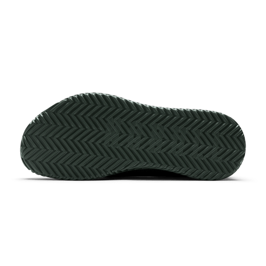 Jet Black Olive Drab Dark Army Outwork Edge Shoe Bottom Angle.