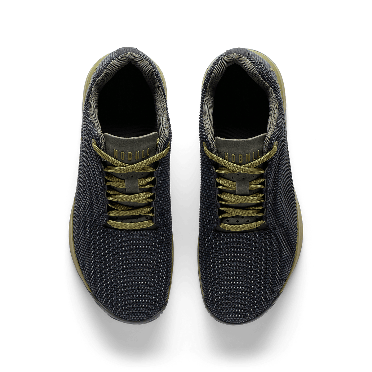 Jet Black Olive Drab Dark Army Outwork Edge Shoe Overhead Angle.