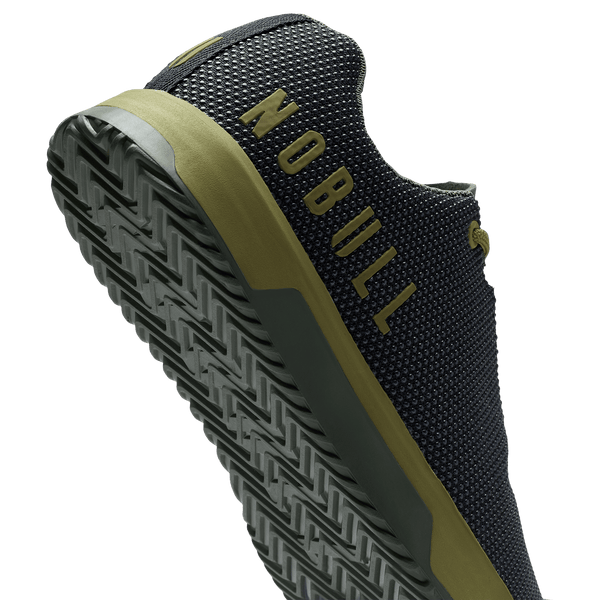 Jet Black Olive Drab Dark Army Outwork Edge Shoe Detail Angle.