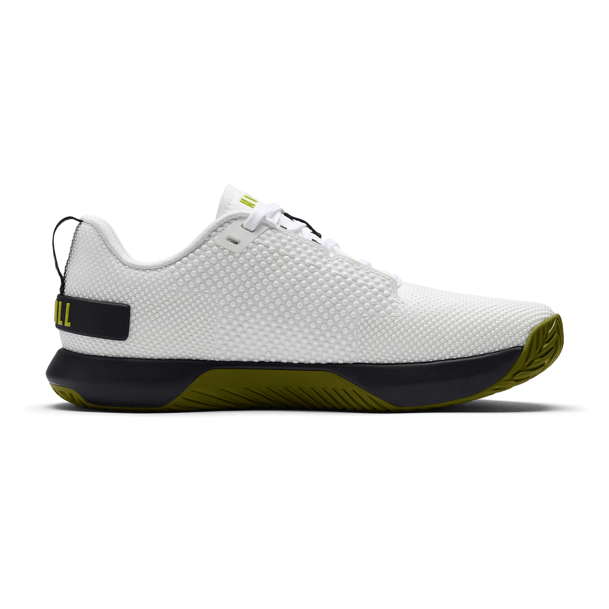 Classic White Urban Green Outwork Flex Shoe Medial Side Angle.