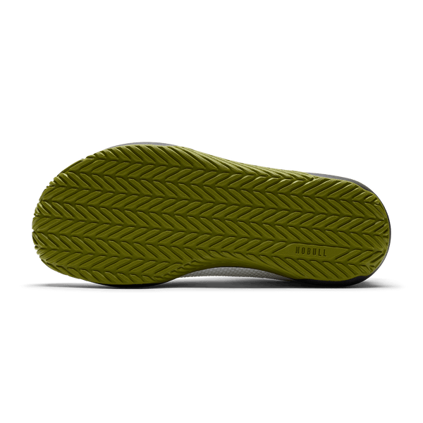 Classic White Urban Green Outwork Flex Shoe Bottom Angle.
