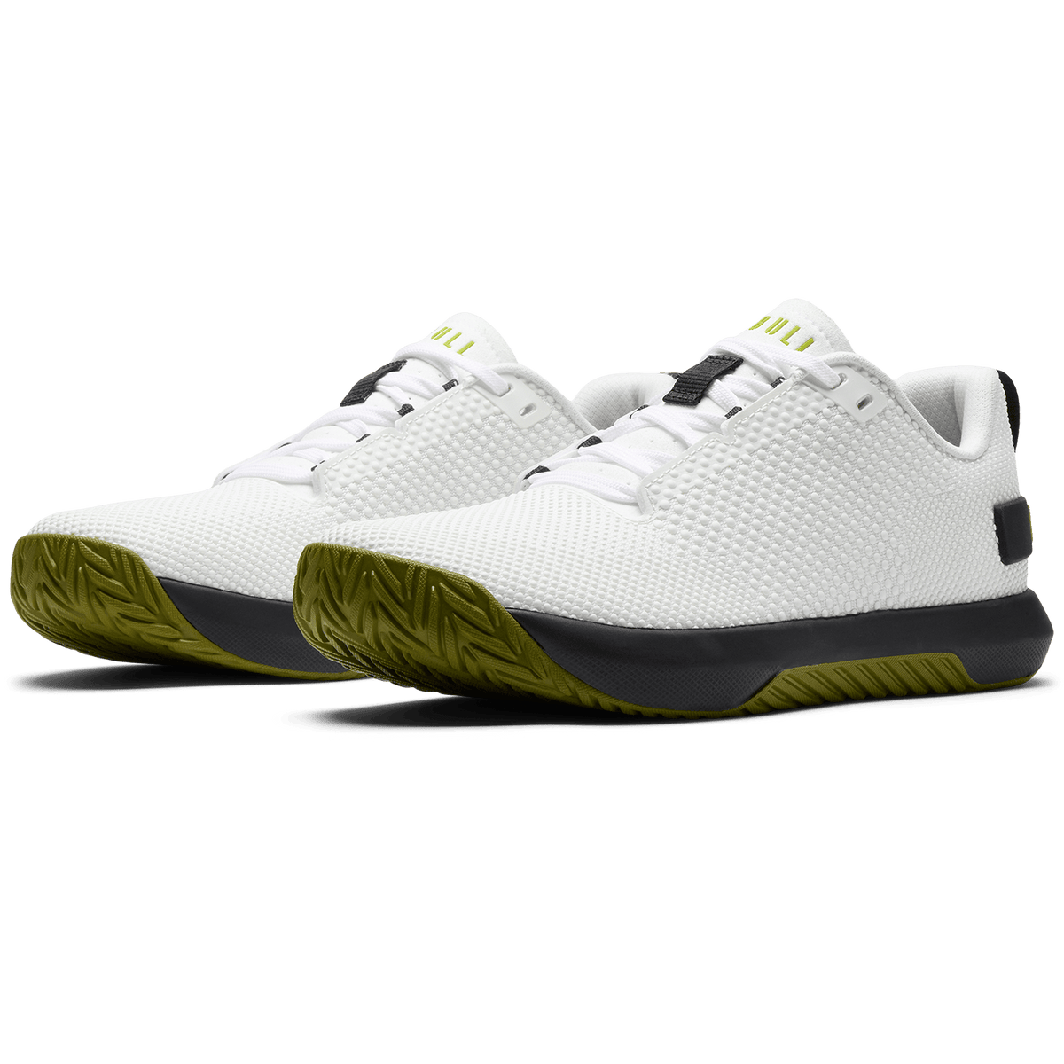 Classic White Urban Green Outwork Flex Shoe Front Side Angle.