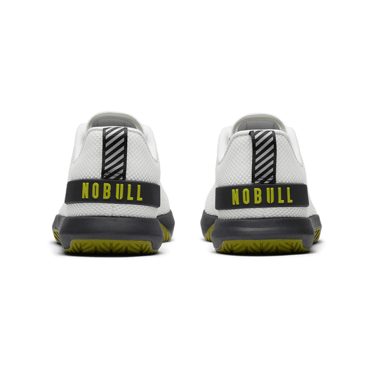 Classic White Urban Green Outwork Flex Shoe Back Angle.