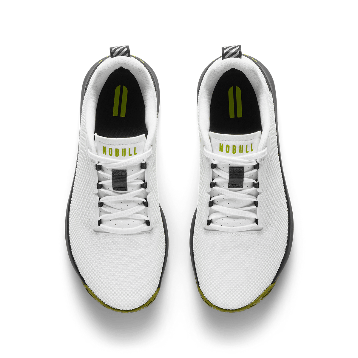Classic White Urban Green Outwork Flex Shoe Overhead Angle.