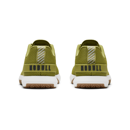 Urban Green Classic White Gum Outwork Flex Shoe Back Angle.