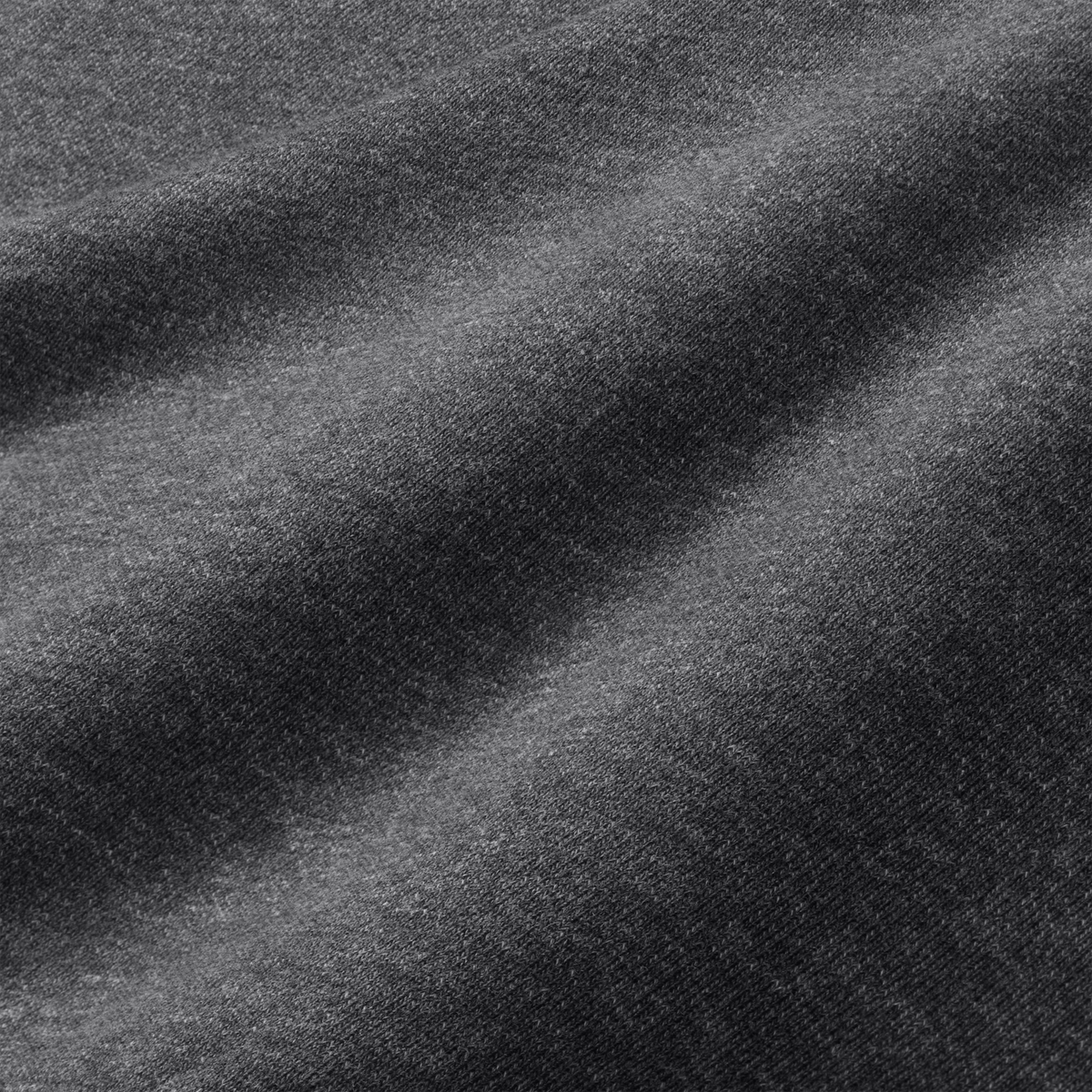 Dark Gray Heather Port NOBULL Sweats Exterior Macro Fabric Detail Angle.