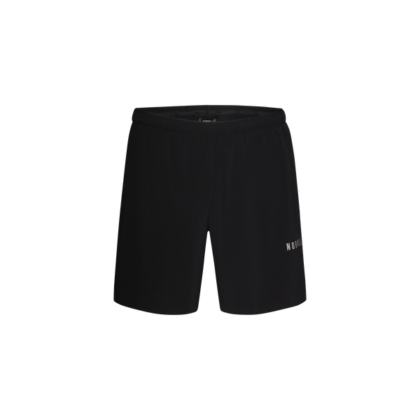 Men's Black Light Lined Short 7" Silhouette Angle